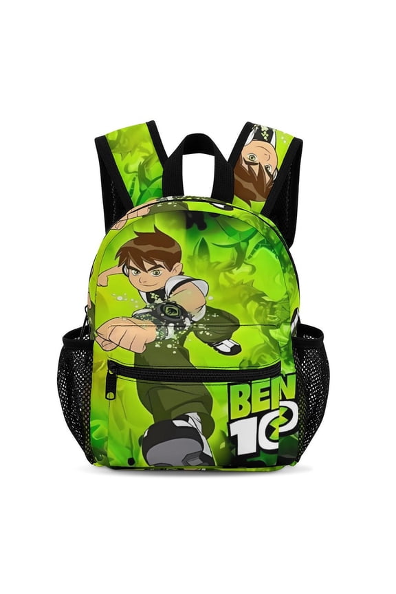 Ben-10 Backpack, Fashion Casual Travel Bag Back to School Supplies Multi-purpose Laptop Backpack School Backpack