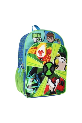 Ben 10 Backpack Omnitrix Omniverse 16" Alien Force Kids School Travel Backpack