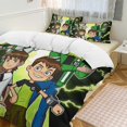 Ben 10 Bedding Set Novelty Pattern Soft Microfiber Comforter Set 3