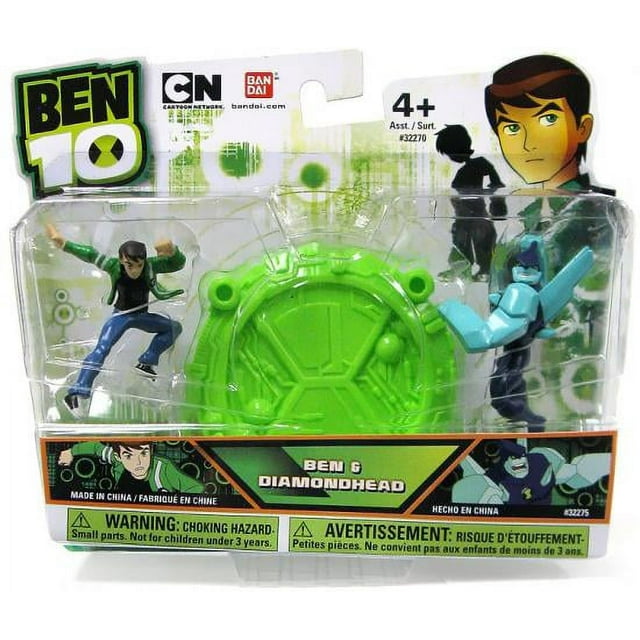 Ben 10 Ben & Diamondhead Mini Figure, 2 Pack