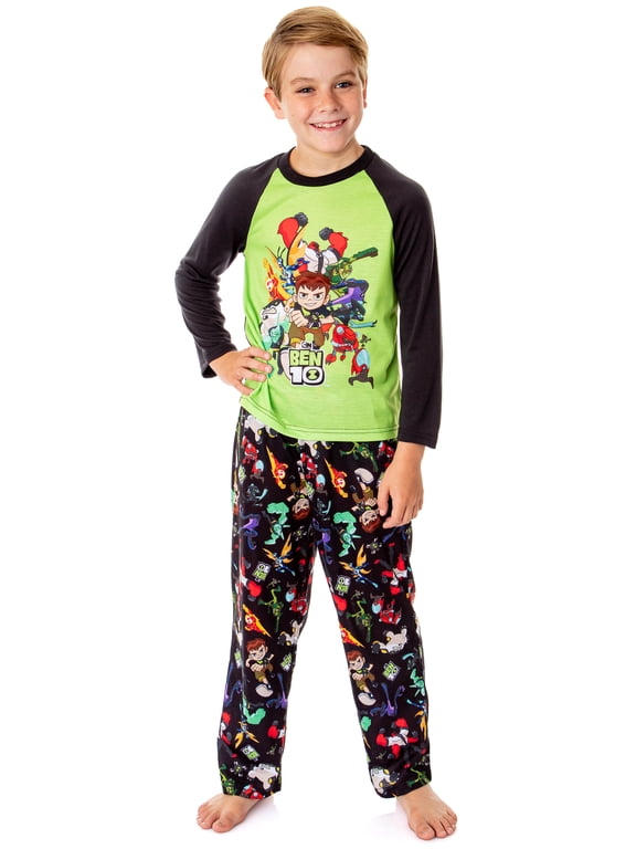 Ben 10 Boys' Cartoon TV Series Omnitrix Characters Aliens Pajama Set
