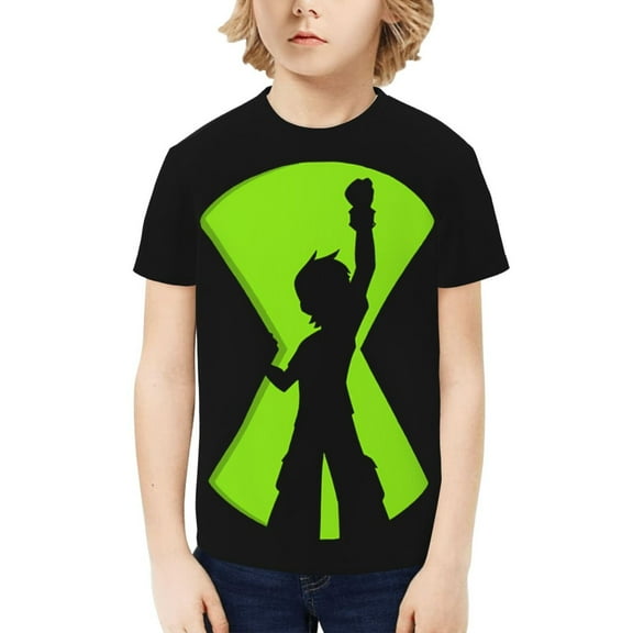 Ben 10 Boys Girls Teens T Shirt Graphic Print Casual Short Sleeve Funny Top Tees Shirt for Youth Kids