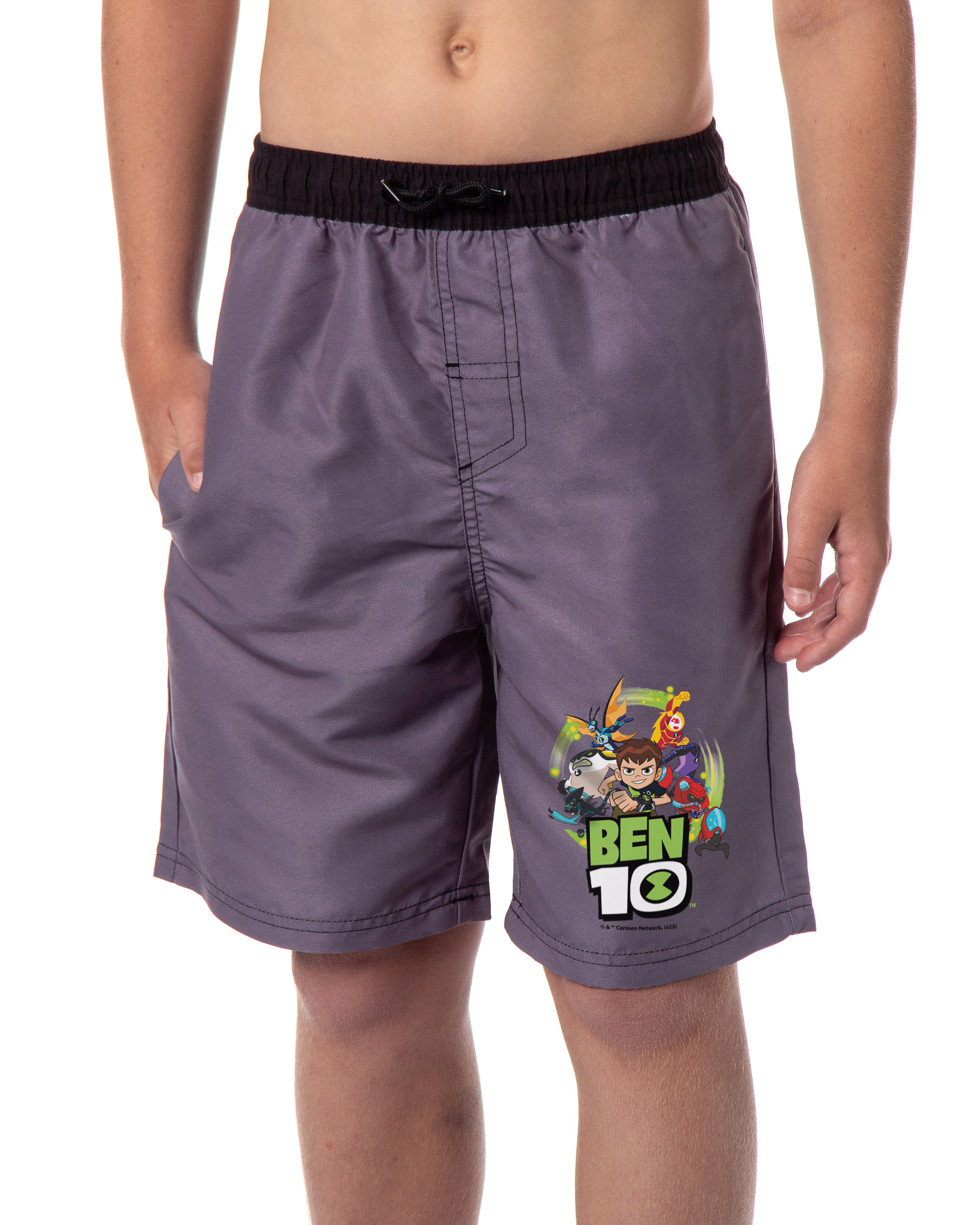 Ben 10 Boys' Swimming Trunks Pool Waterpark Board Shorts Mesh Netting