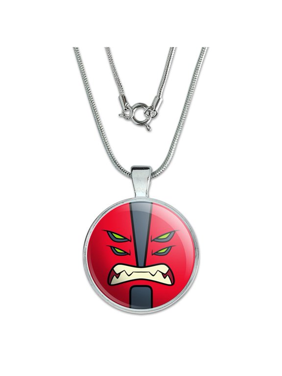 Ben 10 Four Arms 1" Pendant with Sterling Silver Plated Chain