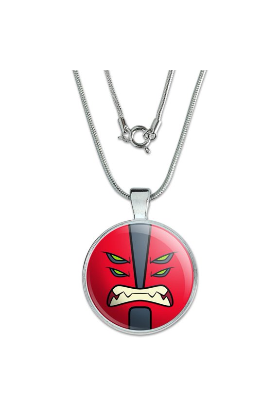 Ben 10 Four Arms 1" Pendant with Sterling Silver Plated Chain