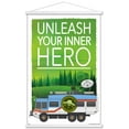 thumbnail image 1 of Ben 10 - Go Hero Wall Poster with Wooden Magnetic Frame, 22.375" x 34", 1 of 5