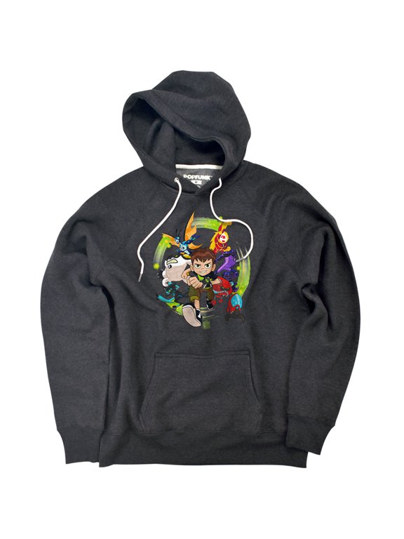Hero Charge Unisex Adult Slim Fit Pull-Over Heather Hoodie, Charcoal, Small