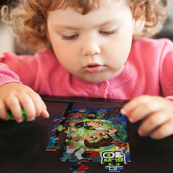 Ben 10 Jigsaw Puzzle 35/70/200/120/300/500/1000 Piece Vibrant Colors High Quality Birthday Gift
