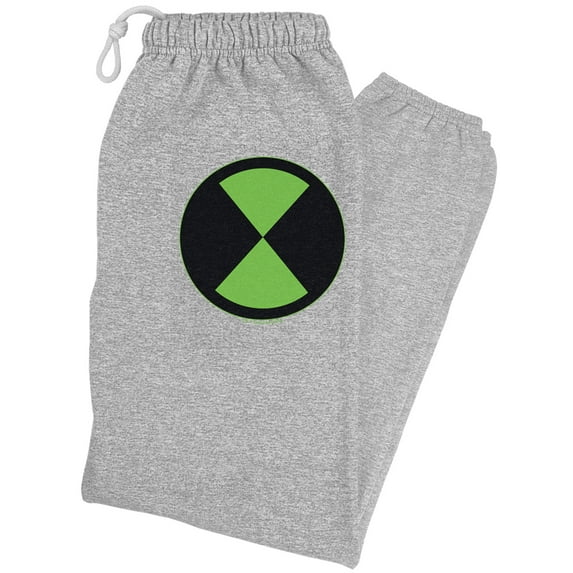 Ben 10 Logo Unisex Jogger Sweatpants for Men and Women, Athletic Heather, 2X-Large