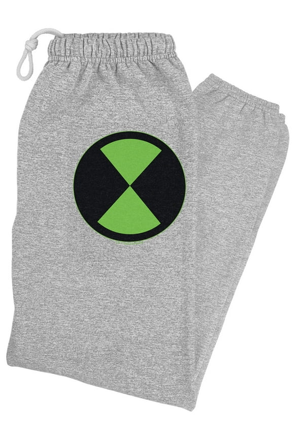 Ben 10 Logo Unisex Jogger Sweatpants for Men and Women, Athletic Heather, 2X-Large