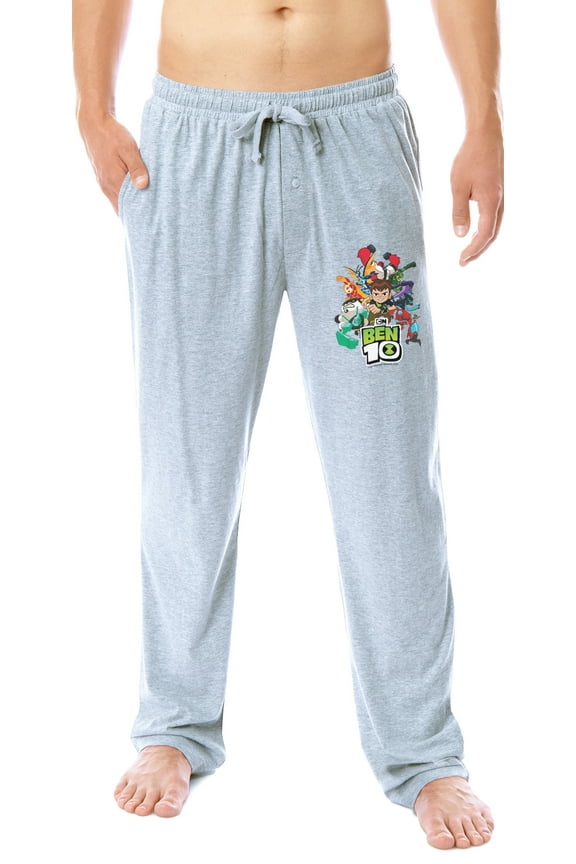 Ben 10 Mens' Cartoon TV Series Omnitrix Characters Aliens Sleep Pajama Pants