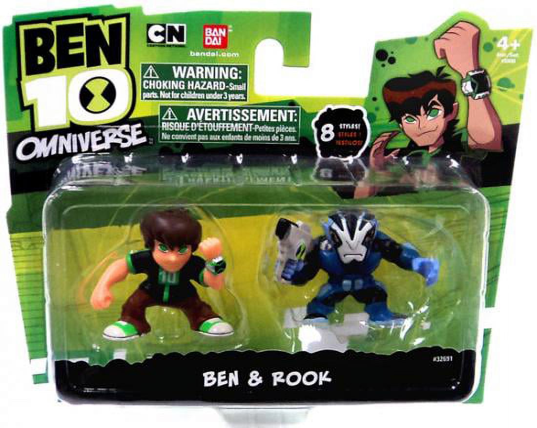 Ben 10 Omniverse Ben & Rook 2" Mini Figure 2-Pack - image 1 of 2