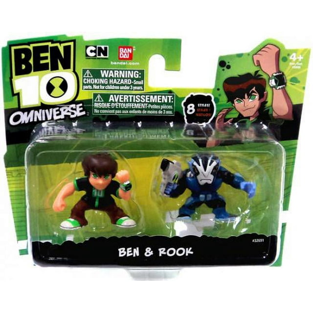 Ben 10 Omniverse Ben & Rook 2" Mini Figure 2-Pack