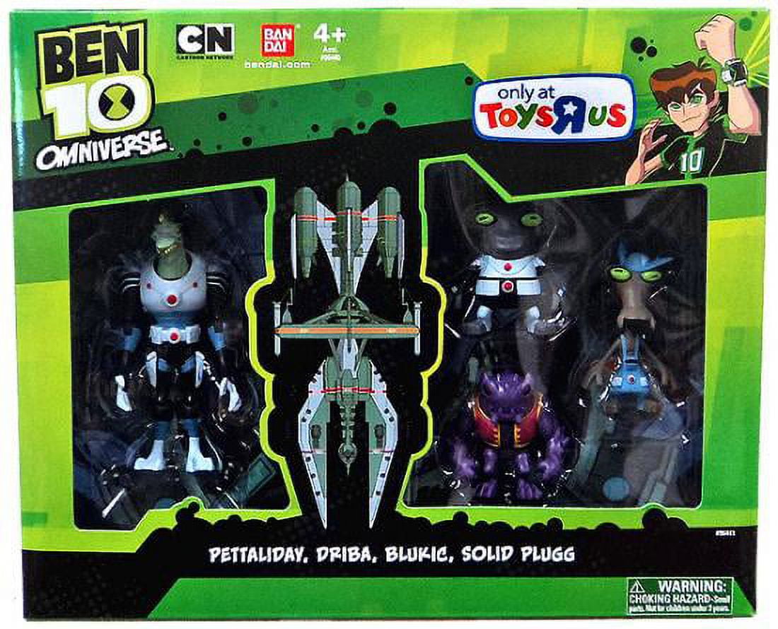 Ben 10 Figure Collection Alien Swarm Movie 3-Pack Figures