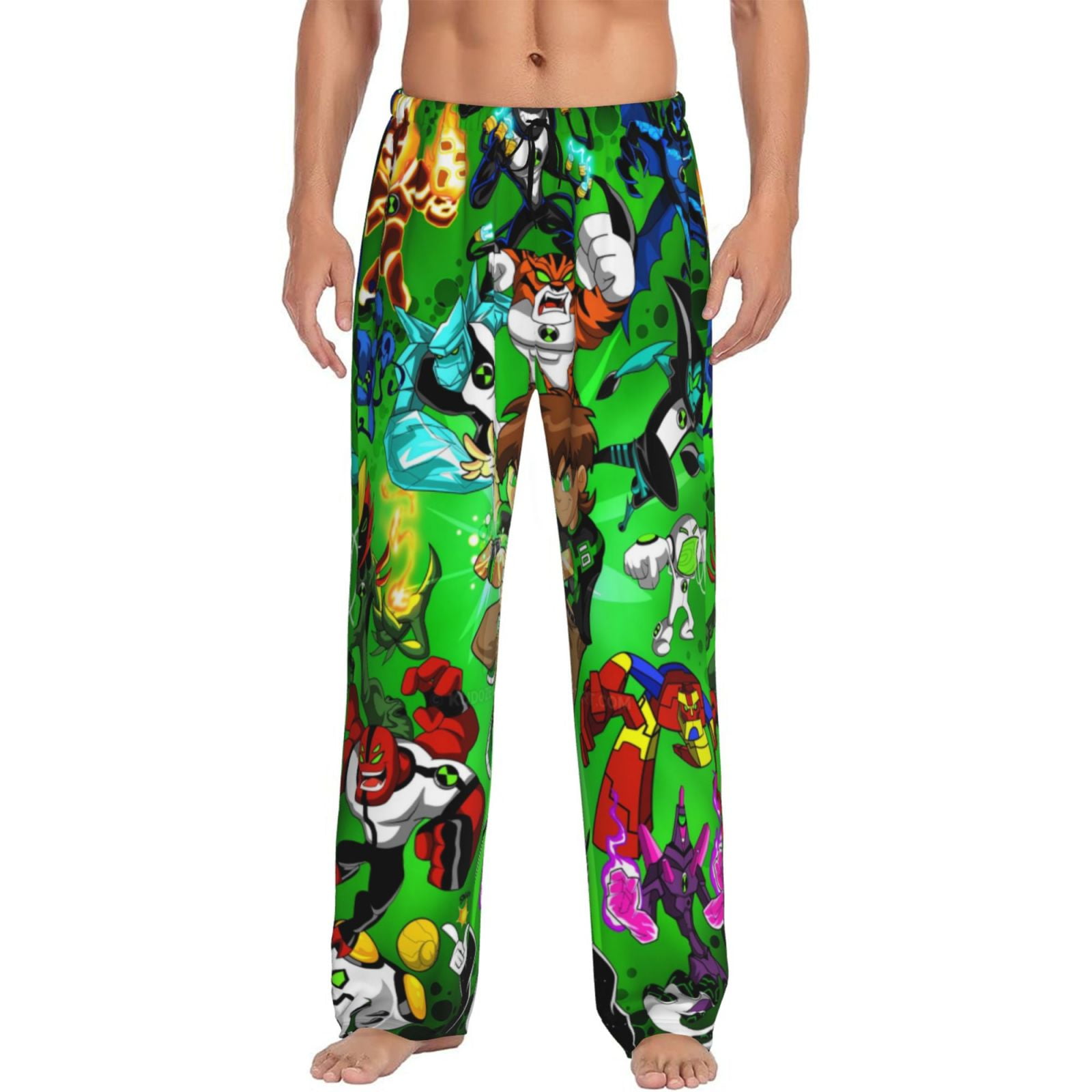 Ben 10 Pajama Pants Drawstring Elastic Waistband Loungewear