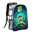thumbnail image 1 of Ben 10 Pattern Transparent Backpack Lightweight And fashionable Showcasing Personality And Leading The Trend, 1 of 6