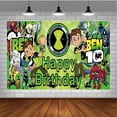 thumbnail image 1 of Ben 10 Post Wall Decor Birthday Banner Backdrop Background Party Supplies Taspestry, 1 of 5