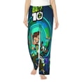 thumbnail image 1 of Ben 10 Women's Pajama Pants Ultra Soft Comfy Sleep Lounge Pants Cartoon Print Lightweight Casual Bottoms Loungewear, 1 of 8