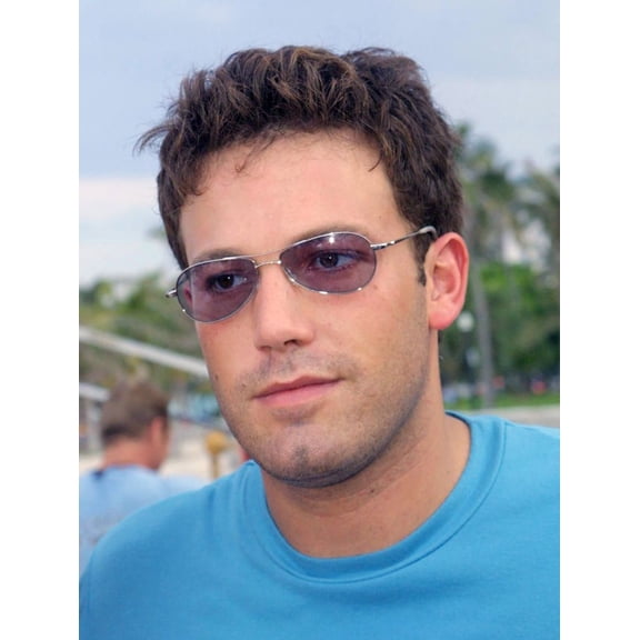 Ben Affleck during a photo shoot for Conde Nast and the Ferrari he is taking for a test drive from Miami to New York City, then writing about the trip. Miami Beach, FL 6-10-2001. DIGITAL Photo By Adam