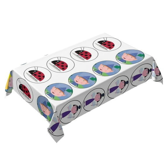 Ben And Holly Themed Square Tablecloth 54 * 72 Inches Durable Stylish
