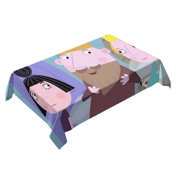 Ben And Holly Themed Square Tablecloth 54 * 72 Inches Durable Stylish