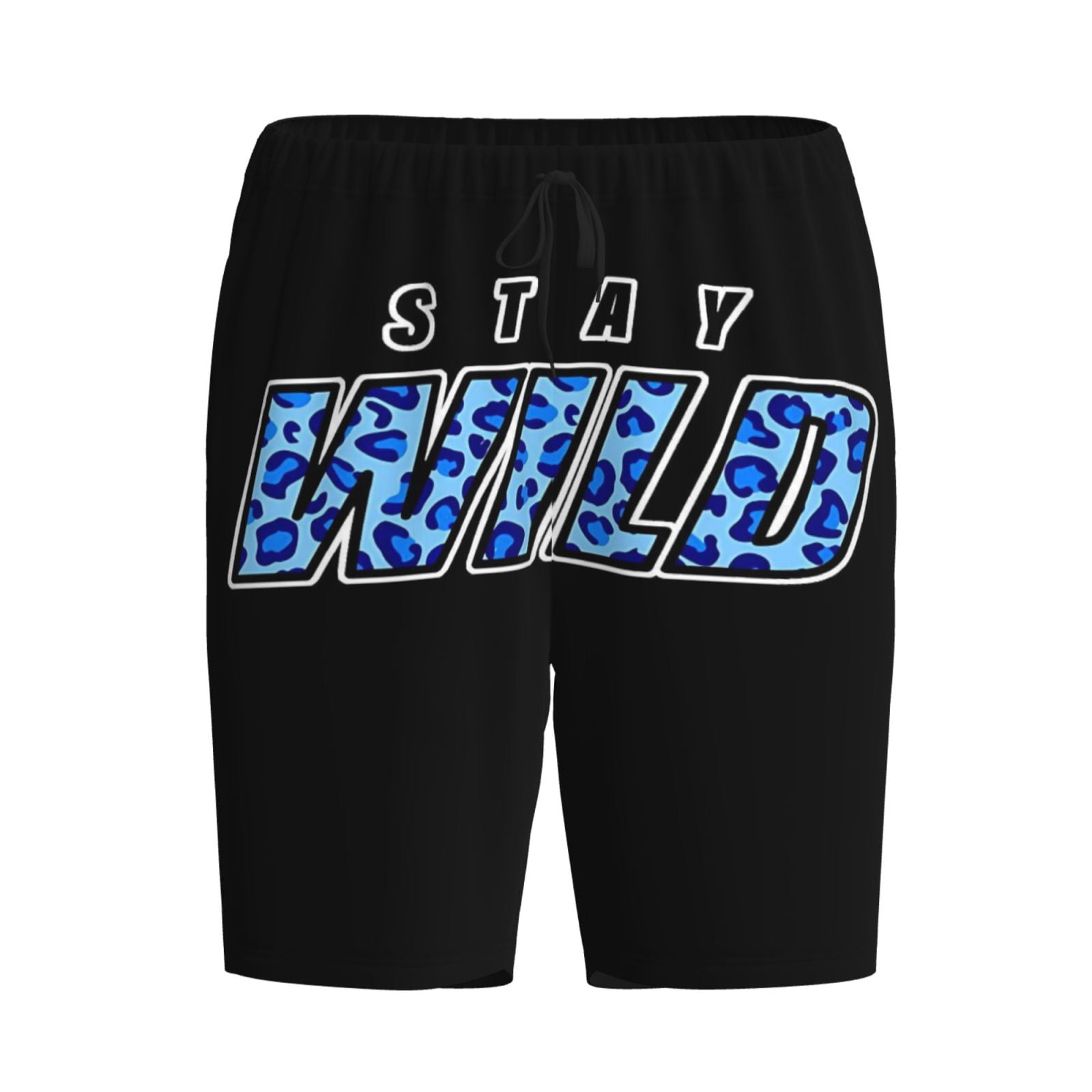 Ben Azel-art Stay Leopard Wild Pajama Shorts for Men Pjs Bottoms Sleep ...