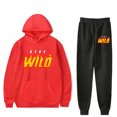 thumbnail image 1 of Ben Azelart FIRE Merch Men/Women Fall Suit Hoodies Sportswear Hooded Ankle Banded Pant Two Piece Set, 1 of 3