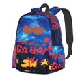 Ben Azelart Stay Wild Backpack Large School Bookbag Travel Laptop Bag