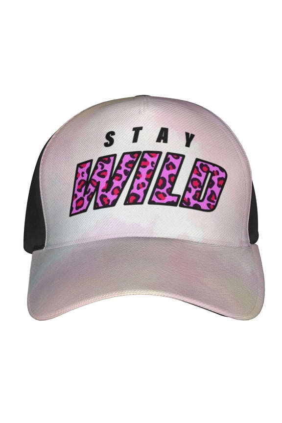 Ben Azelart Stay Wild Baseball Hat Hip Hop Caps Sun Hat Outdoor Trucker Hat Adjustable Size For Women Men Teen