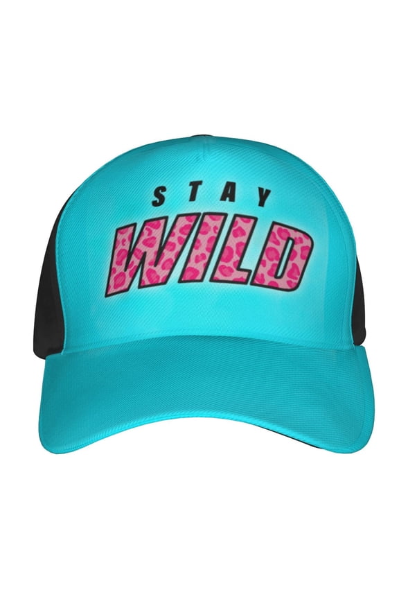 Ben Azelart Stay Wild Baseball Hat Hip Hop Caps Sun Hat Outdoor Trucker Hat Adjustable Size For Women Men Teen