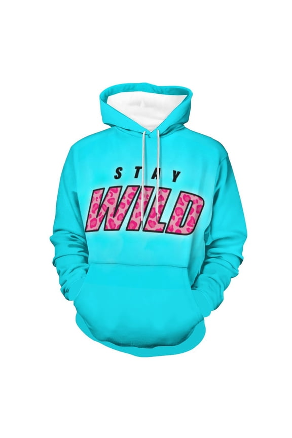 Ben Azelart Stay Wild Hoodie Unisex 3d Novelty Hoodies Graphic Hoodies Pullover Sweatshirts For Men Women Teen L