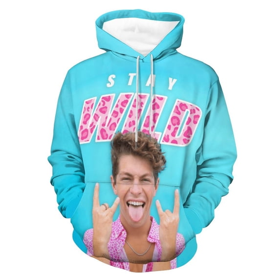 Ben Azelart Stay Wild Hoodie Unisex 3d Novelty Hoodies Graphic Hoodies Pullover Sweatshirts For Men Women Teen Medium