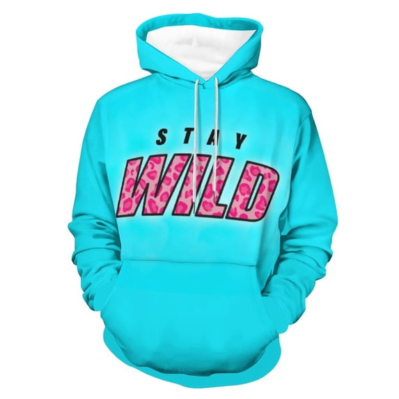 Ben Azelart Stay Wild Hoodie Unisex 3d Novelty Hoodies Graphic Hoodies Pullover Sweatshirts For Men Women Teen Medium