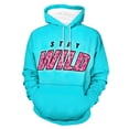 thumbnail image 1 of Ben Azelart Stay Wild Hoodie Unisex 3d Novelty Hoodies Graphic Hoodies Pullover Sweatshirts For Men Women Teen Small, 1 of 6