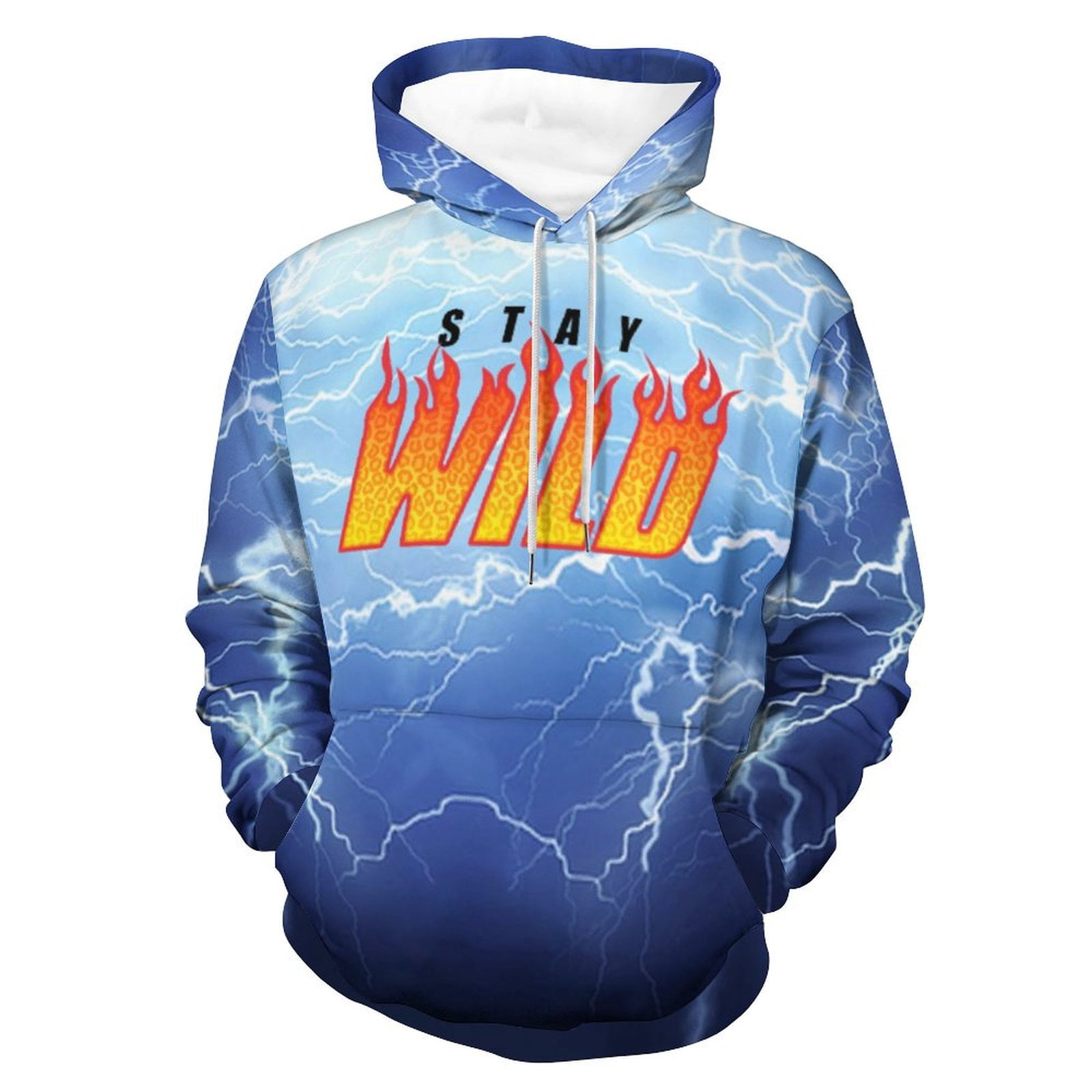 Gorilla Print Pattern Men Women Pullover Hoodie