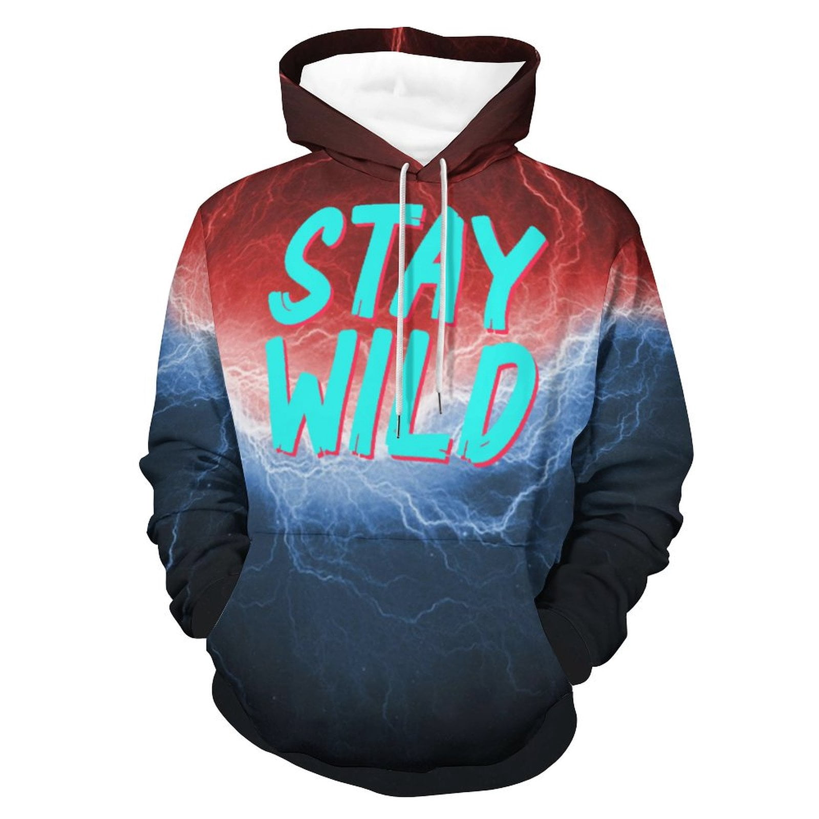 Rooster Print Pattern Men Women Pullover Hoodie main image 1