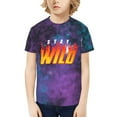 thumbnail image 1 of Ben Azelart Stay Wild Kids T-Shirt 3d Printed Graphic T-Shirts Boys And Girls Short Sleeve Shirts For Youth Kids Small, 1 of 7