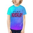 thumbnail image 1 of Ben Azelart Stay Wild Kids T-Shirt 3d Printed Graphic T-Shirts Boys And Girls Short Sleeve Shirts For Youth Kids X-Small, 1 of 7