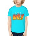 thumbnail image 1 of Ben Azelart Stay Wild Kids T-Shirt 3d Printed Graphic T-Shirts Boys And Girls Short Sleeve Shirts For Youth Kids X-Small, 1 of 7