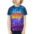 thumbnail image 1 of Ben Azelart Stay Wild Kids T-Shirt 3d Printed Graphic T-Shirts Boys And Girls Short Sleeve Shirts For Youth Kids X-Small, 1 of 7