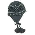 thumbnail image 1 of Ben Berger Boys Gray Skull Fleece Lined Winter Trapper Hat, 1 of 1