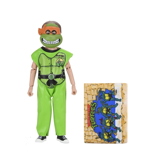 NECA - Teenage Mutant Ninja Turtles (1987 Cartoon) x Ben Cooper - 6" Clothed Figure - Michelangelo Costume Figure