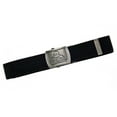 thumbnail image 1 of Ben Davis Cotton Belt Canvas Military 53" Long Web Belt Black #17, 1 of 2