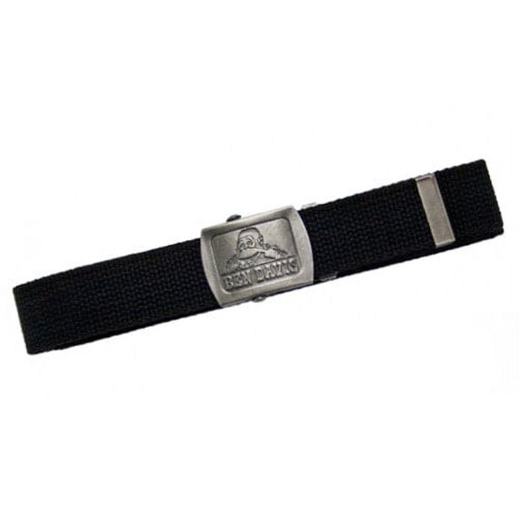 Ben Davis Cotton Belt Canvas Military 53" Long Web Belt Black #17