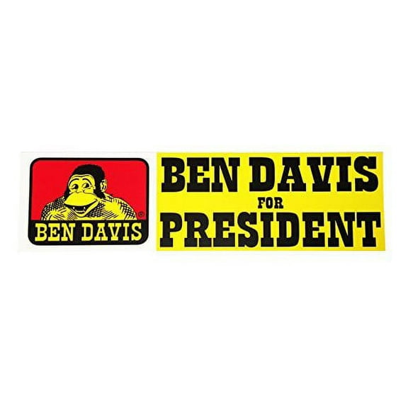Ben Davis For President Bumper Sticker 100% Authentic, Model: , Sport & Outdoor