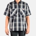 thumbnail image 1 of Ben Davis Half Zip Short Sleeve Plaid, 1 of 1
