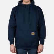 Ben Davis Mens Hoodie Drawstring Front Pocket Heavyweight Pullover Hoodie, Navy, 2XL