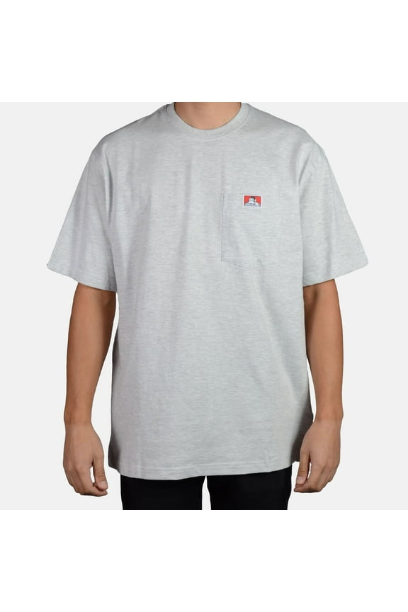 Men's Classic Label Heavy Duty Short Sleeve Pocket Tee 913-S