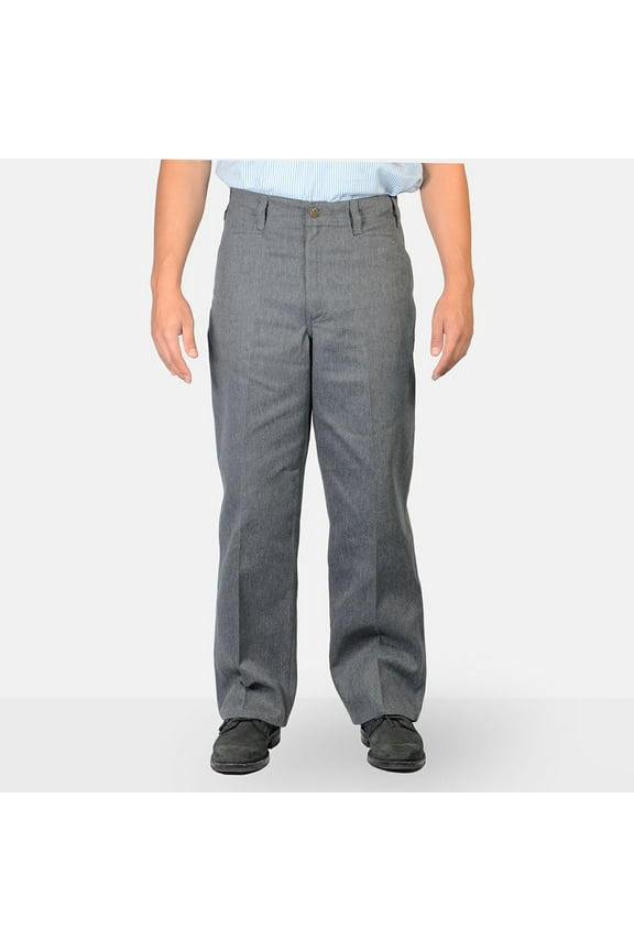 Men's Classic Original Ben's 50/50 Blend Twill Work Pants Charcoal Heather