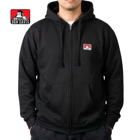 Ben Davis Men's Hooded Zip-Up Sweatshirt